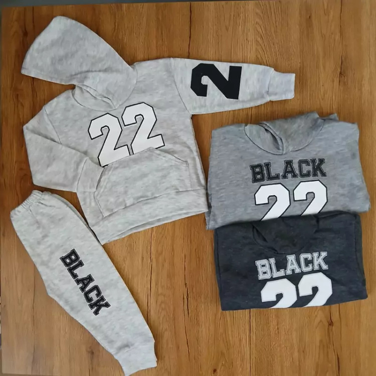 خرید ست هودی شلوار تو کرکی بچگانه