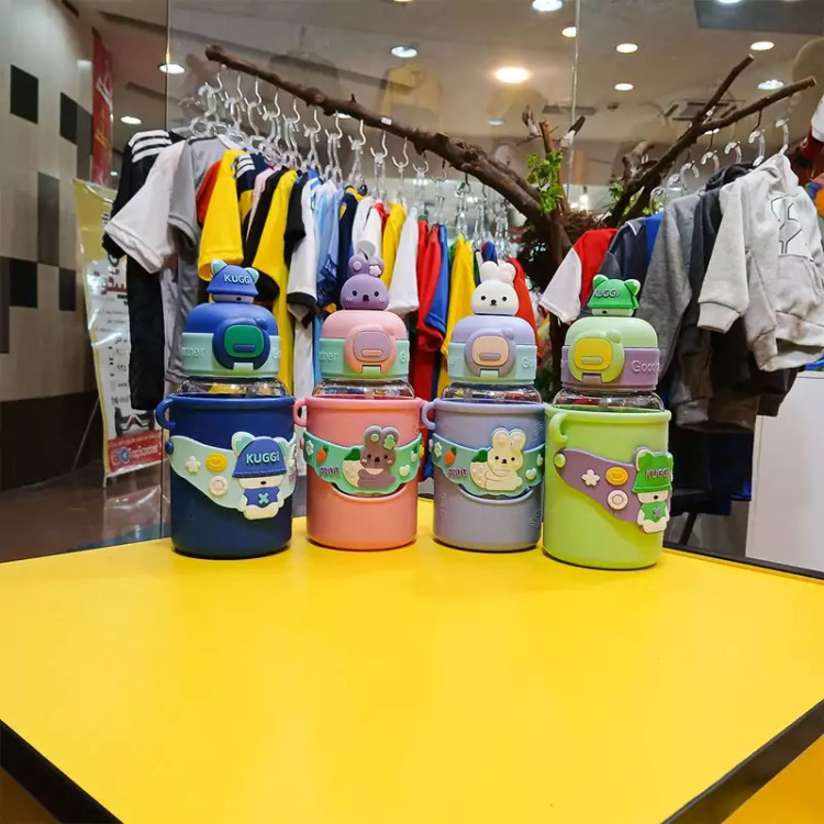 خرید قمقمه شیشه ای با کاور نشکن