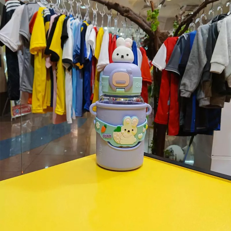 خرید قمقمه شیشه ای با کاور نشکن