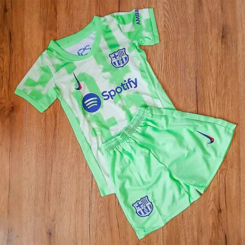 خرید ست ورزشی بچگانه تیم بارسلونا جنس خارجی