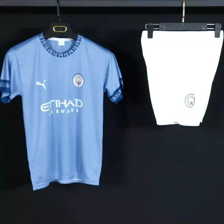 خرید ست ورزشی بچگانه کیت اول منچستر سیتی هالند