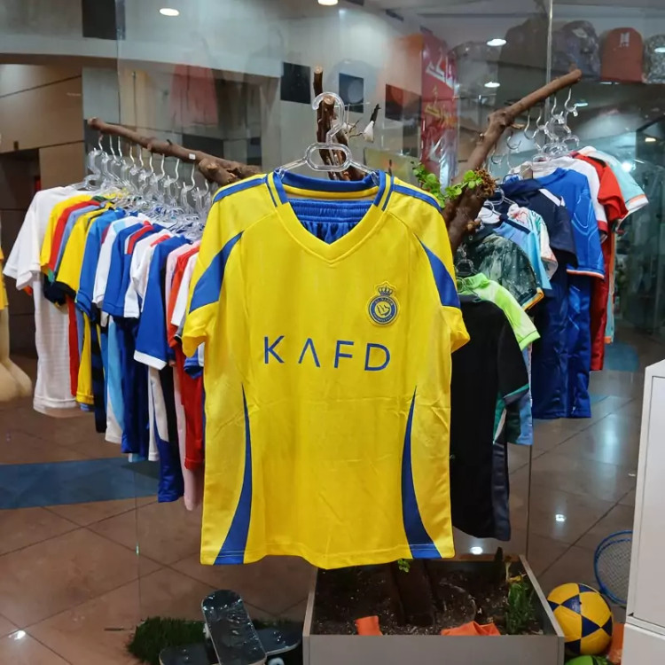 خرید ست ورزشی بچگانه تیم النصر رونالدو جنس خارجی