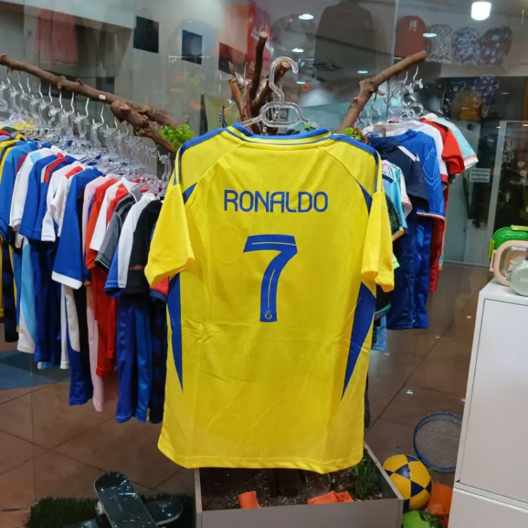 خرید ست ورزشی بچگانه تیم النصر رونالدو جنس خارجی