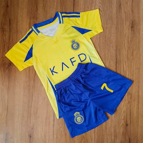 خرید ست ورزشی بچگانه تیم النصر رونالدو جنس خارجی